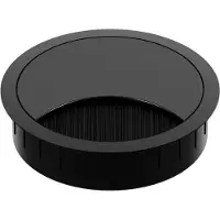 Bachmann LOOP ROUND Kabeldoorvoer, zwart