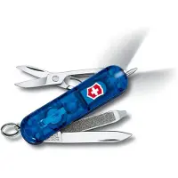 Victorinox Signature Lite Blue Transparant Zakmes 7 functies