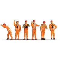 Noch 36275 N Rangeerpersoneel figuren Geverfd, Staand