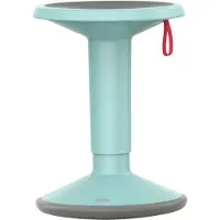 Interstuhl UPis1 in hoogte verstelbare kruk, Ø 330 x H 450 - 630 mm, pastelturquoise