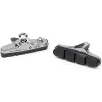 Elvedes Race remblokken 55mm - aluminium cartridge - geschikt voor Shimano velgremmen - per paar