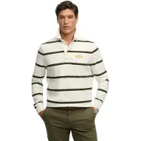 Superdry Shirt 'Vintage Athletic' olijfgroen / offwhite