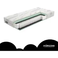 Mörgenn Matras Nasa Supreme 400 - Visco Traagschuim - 400 Pocketveren - 25cm dik - 100x200 cm