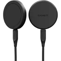 Cygnett ChargePuck Qi2.0, Interne, USB, Draadloos opladen, 1,2 meter, Zwart