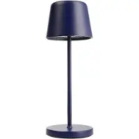 Deko-light , oplaadbare lamp, Canis Mini, 2,3 W, 2200/3000 K, blauw, 110 lm, ingangsspanning: 3,7 V/DC, aluminium (geëxtrudeerd), mat, IP 65