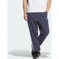 Adidas Heren Wording Losse Pasvorm Geweven Trainingsbroek Shadow Navy