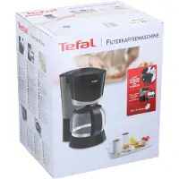 Tefal Vita CM1718 Koffiezetapparaat - Koffiemachine met Glazen Kan en Warmhoudfunctie - Filterkoffie voor 15 Kopjes - Filter Koffiezetapparaat - Zwart