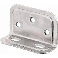Alberts 849542 versterkingshoek | ingeperst, met sleufgat | galvanisch verzinkt, gechromateerd | 25 x 40 x 70 mm | set van 20