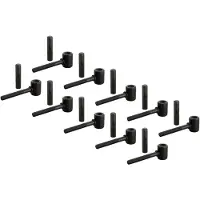 Alberts 864477 Inschroefklem | blauw verzinkt | doornmaat Ø14 mm | lengte 125 mm | Set van 10