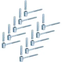 Alberts 864460 Klem om in te schroeven | verzinkt blauw | doornmaat Ø14 mm | lengte 125 mm | Set van 10