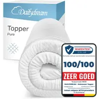 Nivion | Pure Topper S - bis 60kg - 3,5cm Höhe / 80x200cm | Traagschuim | Topmatras - Topper Matras - Topdekmatras