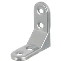 Alberts 858575 sierhoek | ingeperst | aluminiumgrijze kunststof coating | 50 x 50 x 20 mm | set van 20
