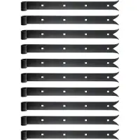 Alberts 862763 heng | in verschillende uitvoeringen | zwart | rol Ø14 mm | afmetingen 400 x 35 mm | Set van 10