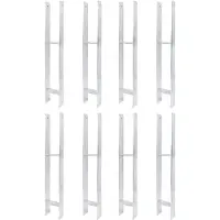 Alberts 8 x H-paaldrager, 111x800 mm, materiaaldikte 6 mm, diepte 60 mm, thermisch verzinkt