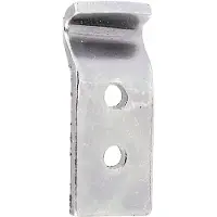 GAH Alberts 851170 Sluithaak, voor Kistenverschlüsse, elektrolytisch verzinkt, dik gepassiveerd, gebogen, 13 x 32, 50er set