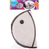 Maxxpro Pet Comfort krabmat vis 8 x 40 cm polyester wit/bruin