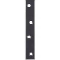 Alberts 825096 Platte koppeling - verzinkt - zwart - kunststof gecoat - 100 x 15 x 1,75 mm | Set van 100