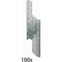Alberts 837440 sparanker | rechts | sendzimir verzinkt | 32 x 32 x 210 mm | set van 100
