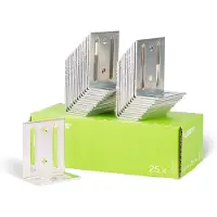 GAH Alberts 847609 stelhoek | met sleufgat | galvanisch verzinkt, gechromateerd | 40 x 77 x 65 mm | set van 25