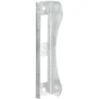 Alberts 215149 aanslag voor poorten met insteekslot | voor ca. 37 mm dik frame | thermisch verzinkt | 37 x 181 mm | set van 3