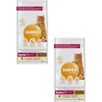 IAMS Cat Senior 3 kg - Kattenvoer - 2 x Kip