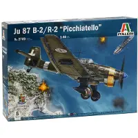 Italeri Modelbouwpakket Vliegtuigen - 2769 Junkers JU 87 B-2/R-2 Stuka -Picchiatello- Plastic - 1:48 - Modelbouw