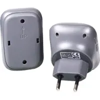 Ecosavers Kinetic Doorbell Mini - Draadloze Deurbel - Zender (drukknop) werkt zonder batterijen - stroom wordt door drukbeweging kinetisch opgewekt