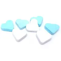 Fortuin Vruchtenhartjes Blauw/wit - 1 kilo