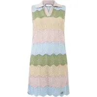 Philipp Plein Polo Neck Mini Dress Color Wave
