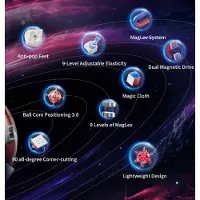 Eureka MoYu Weilong WRM V9 | 20-Magnet Ball-core Maglev UV version