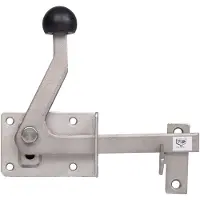 Alberts 326005 tuinpoortgrendel | rvs | 80 x 55 mm