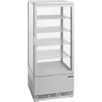 Saro Koelvitrine Saro, 4 roosters, wit, 98L, 43(b)x111(h)x38(d), 230V/180W