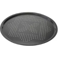 C&T Bakplaat Pizza M.gaatjes D32,5x1,2cm Zie1923p