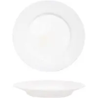 Arcoroc Everyday Uni diep bord 22,5 cm van gehard glas, Blanc, breukvast & vaatwasmachinebestendig, 6 stuks