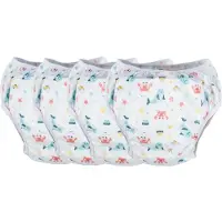 Sevi Baby Sevibaby Wit 15-20kg 4 Stuks Gevoerd Oefenbroekje Zinderlijkheid - Oefenbroekjes