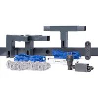 Alberts 740191 Highlight-set, antraciet, 10 lichtbronnen für 10 m, profiel 60 x 40 mm