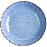 Olympia Denim Blue Coupe Kommen 220 mm (Pak van 6)