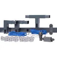 Alberts 740238 Highlight-set, antraciet, 14 lichtbronnen für 14 m, profiel 60 x 40 mm
