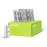 Alberts 851958 scharnier | smal | rvs | 64 x 34 mm | set van 10