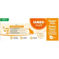 IAMS Delights Adult Land & Sea Collection in gravy natvoer kat (72x85 g) 144 x 85 g