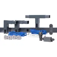 Alberts 740139 Highlight-set, antraciet, 4 lichtbronnen für 4 m, profiel 60 x 40 mm