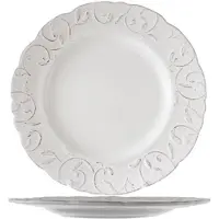 COSY&TRENDY Feston Vine - Dinerbord - Creme (patiné) - D28cm
