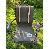 R&D Leder Wollen Deken XXL U.S. ARMY Green - 152,4cm X 213cm - Warm - Stijlvol + Gratis Draagriem