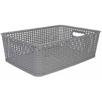 COSY&TRENDY Hozon Opbergmand Grijs 12l 40x26,5xh12,5cm