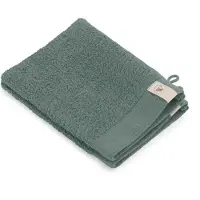 Walra Washand Soft Cotton Legergroen - 2x 16x21 cm