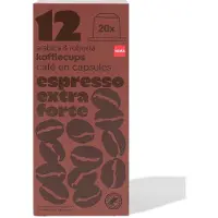 HEMA Koffiecups Extra Forte - 20 Stuks