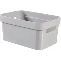 Curver Infinity - Opbergbox - 4.5L - Grijs - 26x18xh12cm (1 stuk)