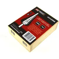 AWTOOLS Trapsets HSS-TiN, complete set van 3 stuks / 4-12 mm / 4-20 mm / 4-32 mm