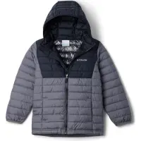 Columbia Sportswear - Kid's Powder Lite II/2 Hooded Jacket - Synthetisch jack XXS, grijs