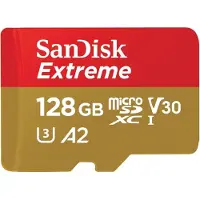 SanDisk Extreme - Flashgeheugenkaart - 128 GB - A2 / Video Class V30 / UHS-I U3 / Class10 - microSDXC UHS-I